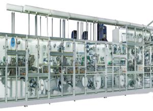 Quality Mitsubishi System 1000pcs/Min 320mm Sanitary Napkin Machine wholesale