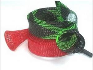 Quality Smooth Surface Fishing Pole Covers , PET Braided Fishing Rod Protective Sleeving wholesale