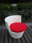 All Weather PE Rattan Obelisk Chair For Office / Patio Leisure