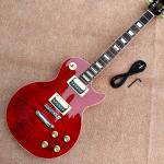 LP slash electric guitar, Flame Maple Top rosewood fingerboard electric guitar,