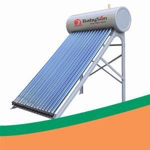Color Coated Steel 200L High Pressure Solar Water Heater BABYSUN