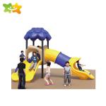 Plastic Preschool Climbing Outdoor Bridge Playground Slide