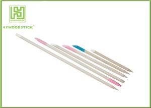Quality Slim Round Wooden Manicure Sticks , 100% Birch Wooden Nail Sticks wholesale