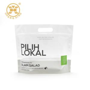 Quality 50 Microns Transparent Vegetable Packing Bags Biodegradable Lettuce Packaging wholesale