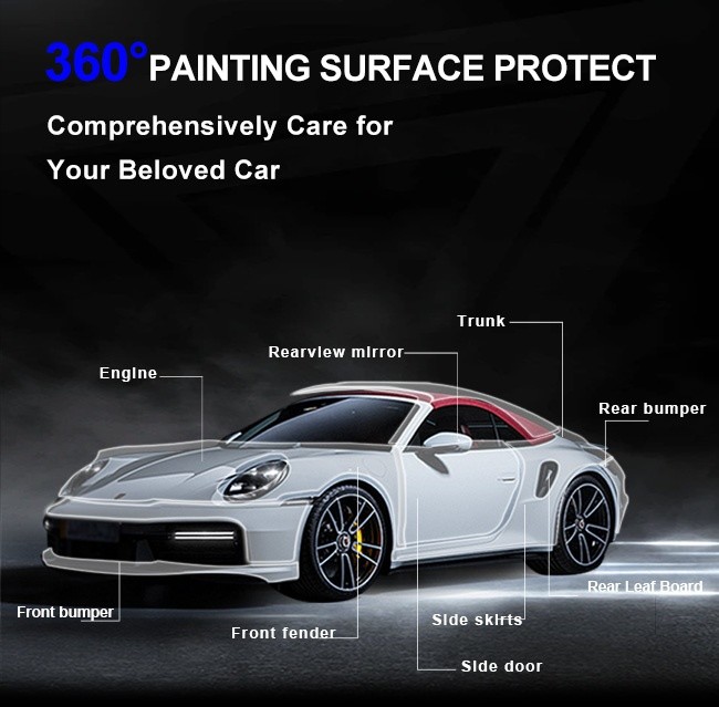 6.5 Mils Clear TPU Car PPF Heat Repair Car Paint Protection Film Self Adhesive