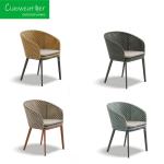 Outdoor Furniture Sofa Chair for Modern Courtyard Garden Made of Rattan Wicker