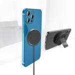 8mm Distance Round 15W Magnetic Wireless Charger Metal Bracket