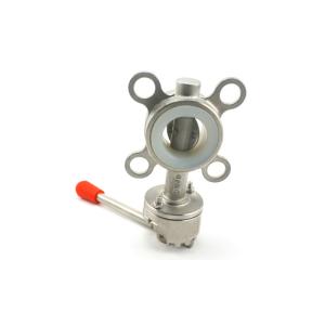 Quality Stainless Steel Sanitary Butterfly Valve Dn40 Food Grade Valve wholesale