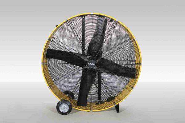 5.5KG 6.8KG Industrial Drum Fans 980x520x1000mm Housing Material Metal Poweder