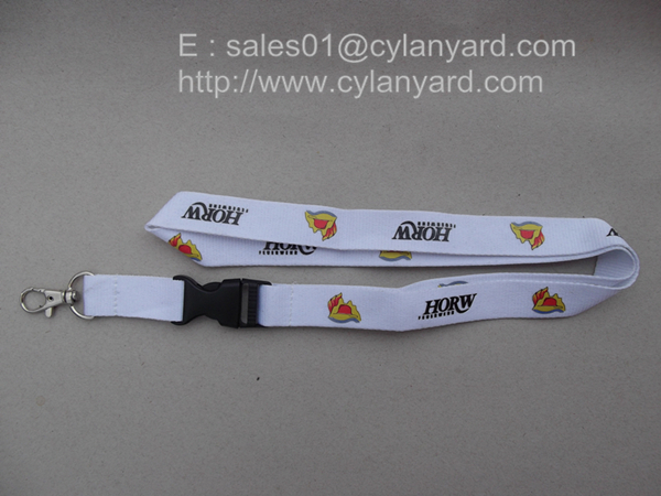 polyester lanyard with trigger clip
