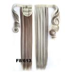 Soft Bond Long Synthetic Heat Resistant Hair Extensions Silky Straight 20 Inch