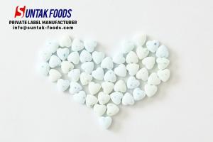 Quality Assorted Dextrose Fruity Compressed Candy Sweet With Emboss Logo wholesale