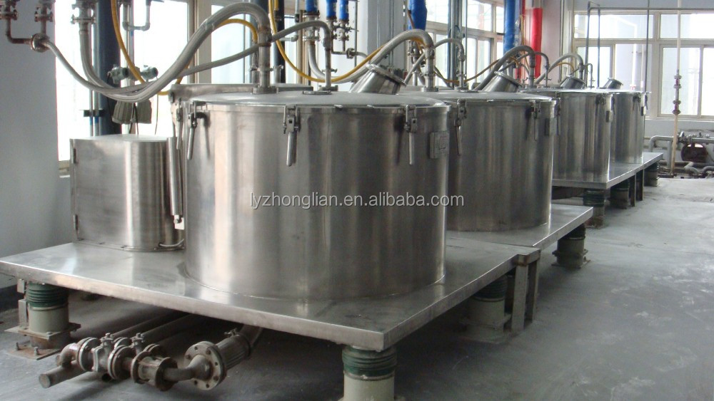 Flat Plate Structure Machinery Salt Fully Enclosed Basket Centrifuge Separator Solid Liquid Separation Filter Bag Centrifugte