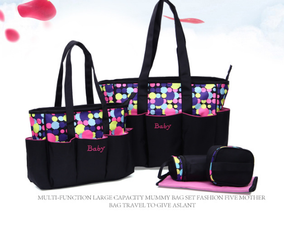 Waterproof Oxford Mommy Diaper Bag Convenient Travel Mother Care Diaper Bag