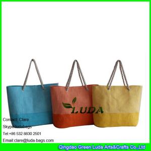 Quality LUDA cheap promotion paper straw beach bag 2012 wholesale