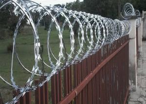 Quality Double Blade Spiral Barbed Wire Rope Blade Razor Wire For Protecting Fence wholesale