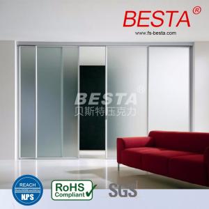 Quality Customized Anti UV Acrylic Sliding Door Panels Weather Resistance wholesale