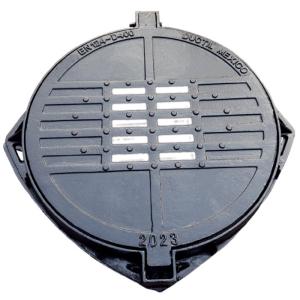 Quality Durable Ductile Iron Manhole Cover Circular EN124 D400 For Urban Utilities wholesale