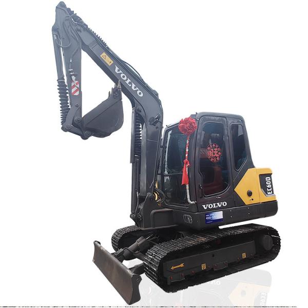 Volvo EC60 Crawler Excavators Used 6 Ton 0.23m3 Bucket 37KW Used 6 Ton Excavator