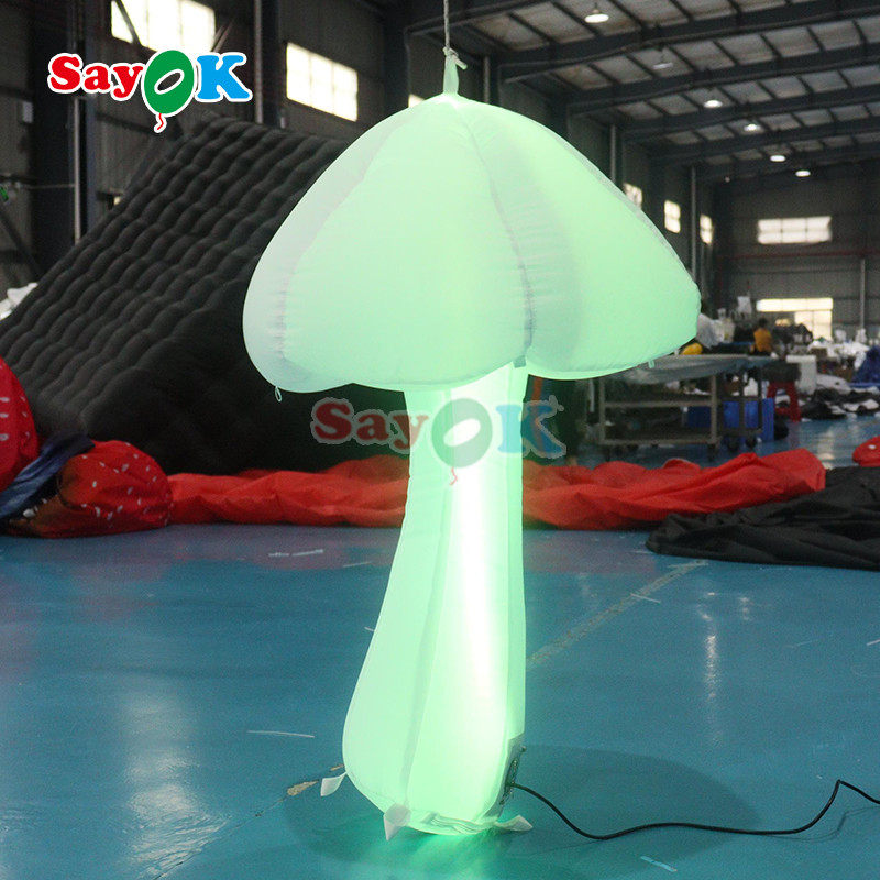 3.2FT Inflatable Mushroom Light Christmas Decoration Led Mushroom Inflatable