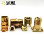 OEM Precision CNC Machining Parts , Zinc Plated M5 Brass Inserts