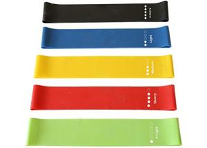 Quality Fitness Exercise Equipment Elastic Latex Rubber Butt Hip Resistance Band Set wholesale