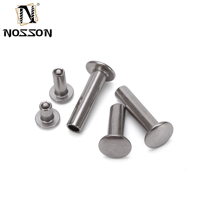 DIN Standard M3/M4/M5/M6 Stainless Steel 304 Semitubular Rivet and Solid Rivet Male Female Rivet