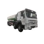 CNHTC Stainless Howo 8x4 Fuel Oil Tank Truck 16-24cbm With Different Compartment