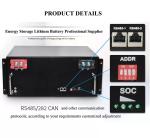 Wall Mounted 100ah 200ah Lithium Ion 48V Lifepo4 Battery Pack For Home Energy