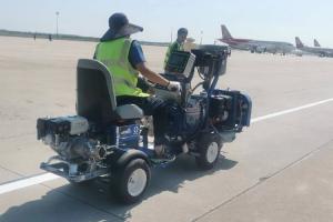 Quality MMA + BPO 2C spraying pavement line marking machine wholesale