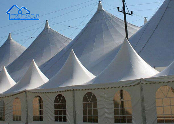 5x5 Aluminum Alloy Structure Outdoor White Pvc Canopy Marquee UV Resistant Pagoda Tent
