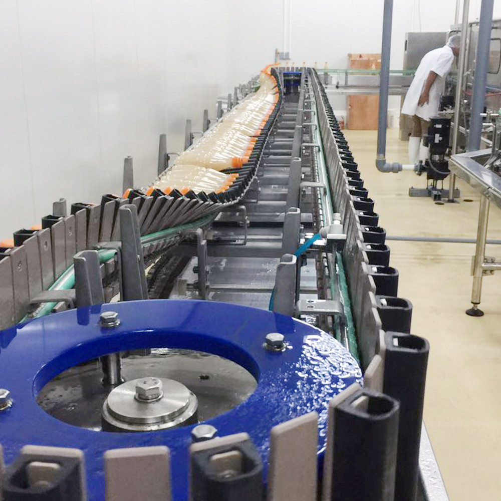 Fully Automatic Fruit Juice Filling Machine 380v Processing Bottle Production Line