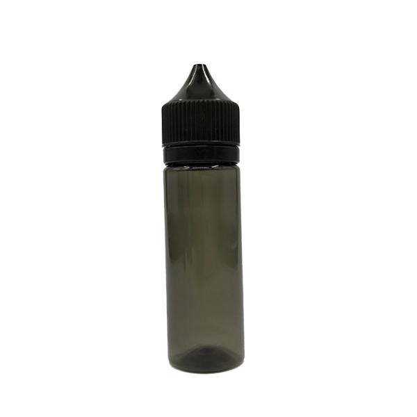 Dropper bottle (Transparent Blue) REUSABLE, Child Resistant Cap, Easy Drip Tip