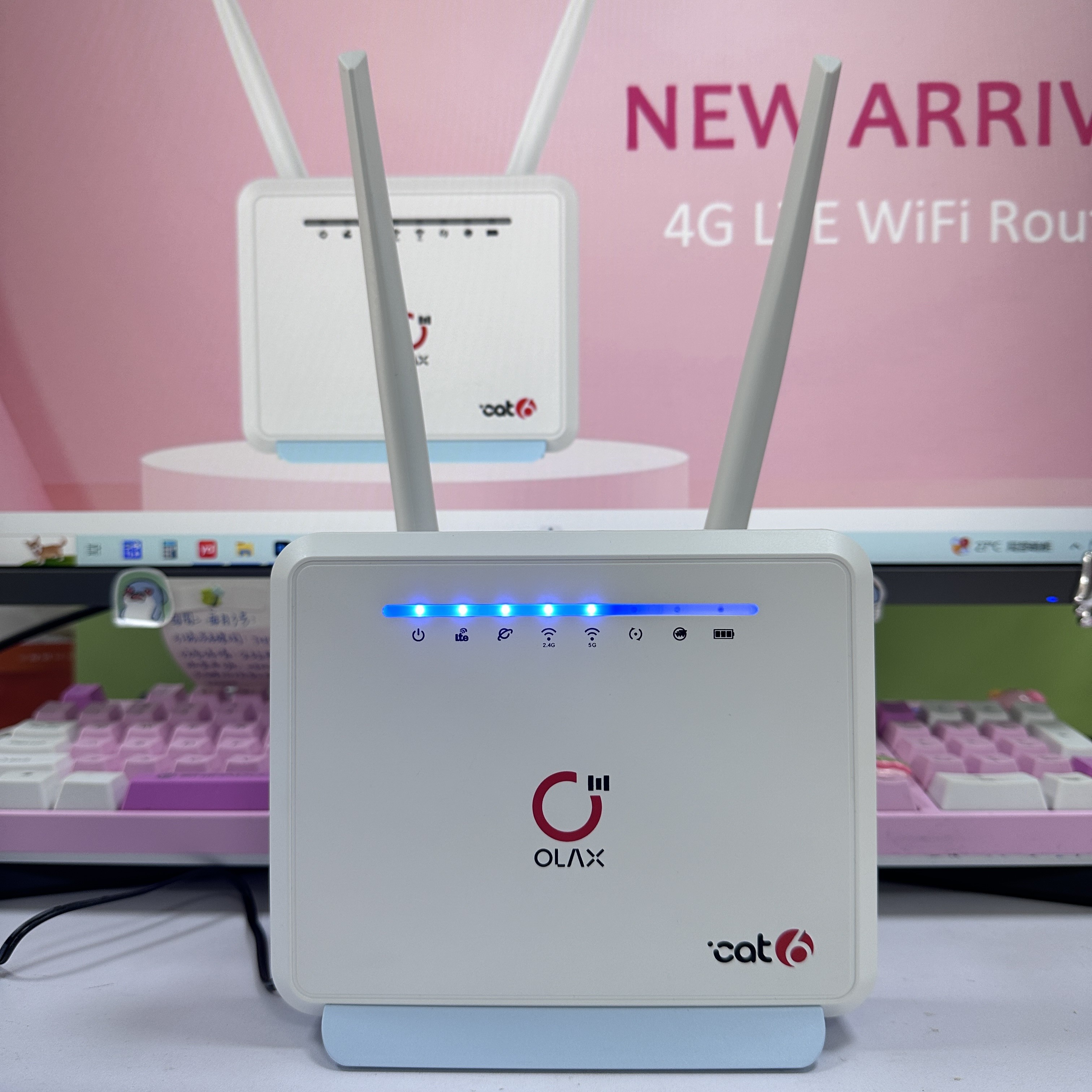 OLAX MC80 Portable Wifi Routers ABS Material Portable Design for Outdoor and Home
