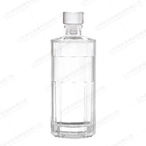 Quality Clear Spirit Wine Liquor Bottle 700ml With Aluminium Cap Healthy Lead Free wholesale