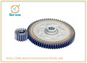 Quality ADC12 Alloy Motorcycle Clutch Components Clutch Gear 69T-17T C70 / 90CC wholesale