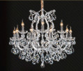 LED E14 Crystal Candle Chandelier 5 To 10m2 High Light Transmittance