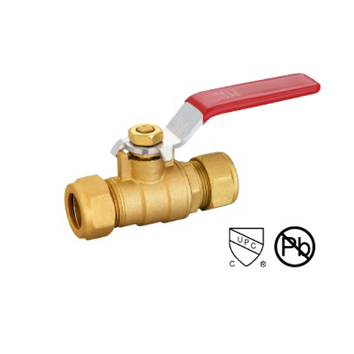 1/2–1″ Brass Ball Valve With COM X COM Forged With Compression