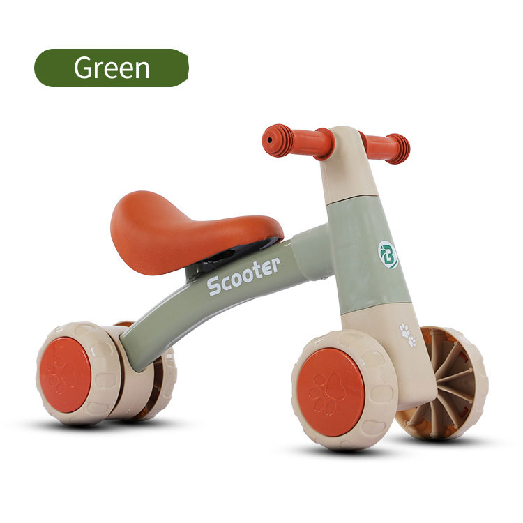 Car Style Toddler Balance Bike for Boys Girls 12 Inch Non Pedal Bicycle Learning Toy