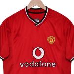Manchester United 2001 Classic Home Replica Football Jersey Custom
