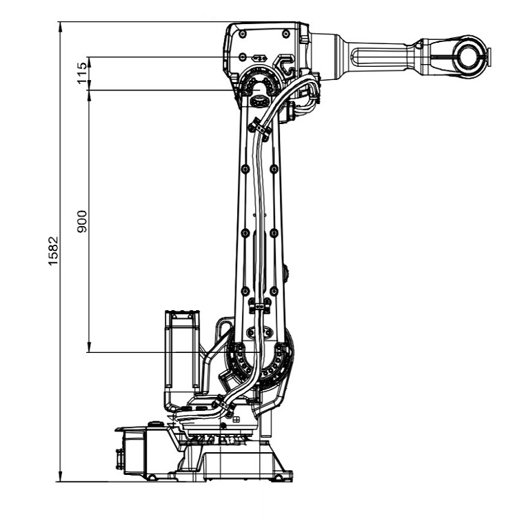Welding ABB IRB 2600 Used Industrial Robot Arm Pick And Place Robot