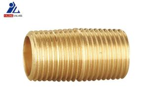 Quality HPB 57 Brass Fittings ISO 228 Brass Pipe Nipple Male Thread wholesale