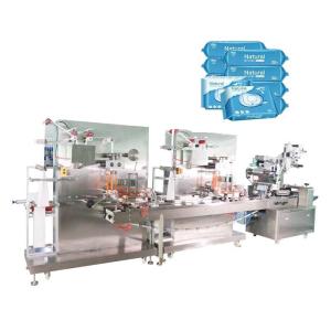 Quality Stainless Steel Wet Wipes Packing Machine Production Line 2.8KW wholesale