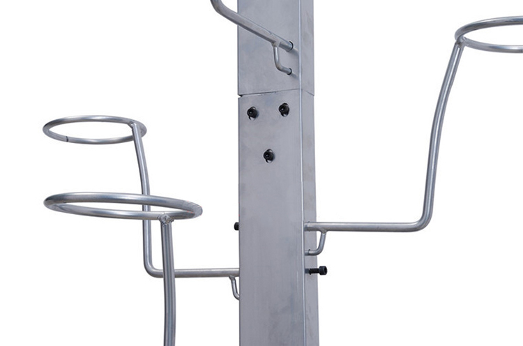 Demountable Clothing Display Racks Football Helmet Display Stand Metal For Stores