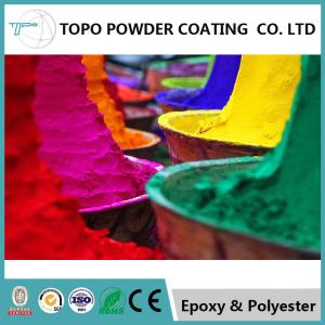 Quality RAL 1021 Colza Yellow Pure Epoxy Powder Coating High Mechanical Performance wholesale