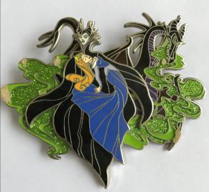 Quality Silver plated cute hard enamel metal lapel pin on pin badge custom wholesale