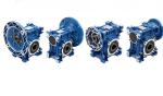 NMRV075 Double Worm Gear Reducer 50:1 Ratio For 110mm BLDC Motor