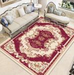Home Chinese Classical Soft Velvet Mat Living Room Floor Carpets Large Area