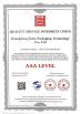 Guangdong Jiaxin packaging technology co., ltd Certifications