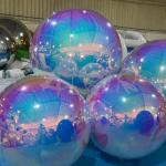 Big Shiny Giant Customized Pvc Inflatable Ball Decorative Inflatable Mirror Ball